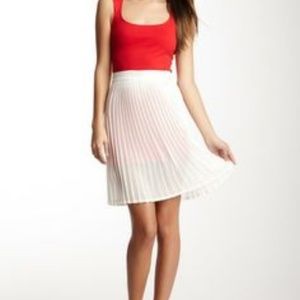 American Apparel Pleated Chiffon Skirt - XS